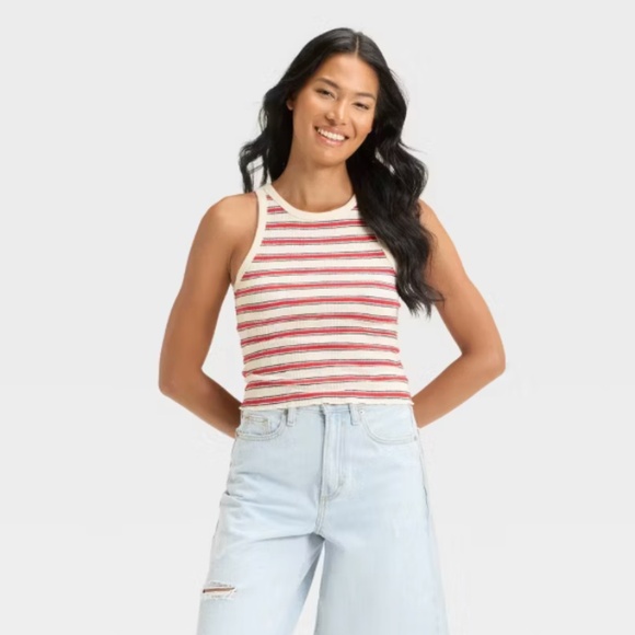 Universal Thread Variegated Ribbed Tank Top - Picture 3 of 5